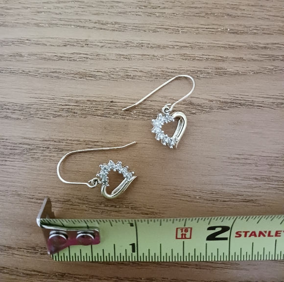💖 Very Pretty Gold Over Sterling Silver Earrings! - Picture 2 of 3